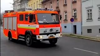 Výjezd - CAS 24 Mercedes Benz - SDH Starý Jičín na požár 28.1.2021