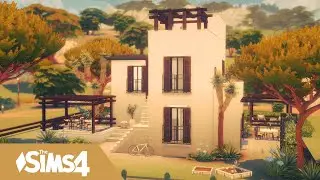 Dreamy Tuscan Villa | SIMS 4 | Stop Motion Speed Build ⏩| No cc