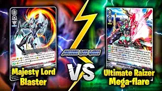 V-Premium Showdown Full Match: Majesty Lord Blaster VS Ultimate Raizer Mega flare