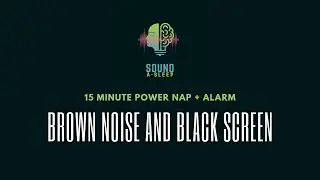 15 min power nap or meditation with brown noise and alarm