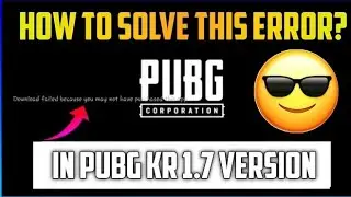 pubg download failed because you may not have purchased this app || Pubg Problem Solution