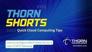How to configure the IP allow list for a user in SFTP Gateway