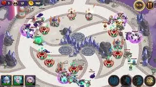 Realm Defense World 4 | Level 104 | Weak Heroes | Legendary Mode | No Spells | Caelum Cloudveil