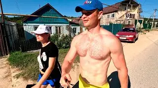 Антоха в отпуске, ч. 4 - Треня на классном стадионе в ст. Голубицкая