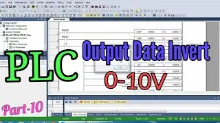 PLC Analog Output programming examples || 0-10V || Output Data Inverse.