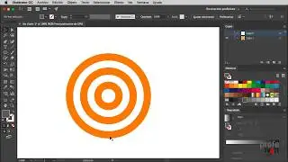 Crear círculos concéntricos en Illustrator