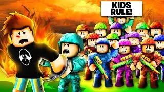 The KID Vs ADULT WAR Of Brookhaven.. (Full Movie)