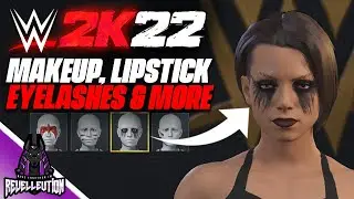WWE 2K22 Creation Suite: Makeup, Lipstick, Eyelashes & More 