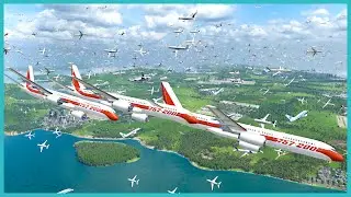 I Turned 23,460 Planes into a Flying Nightmare in Transport Fever 2