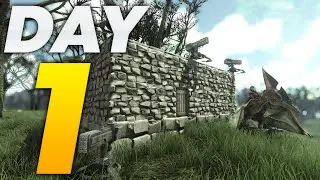 TRIO Claiming the Most Broken Cave On Day 1 - ARK
