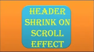 Header Shrink on Scroll Effect || Header scroll effect || HTML and CSS || Smartcode India