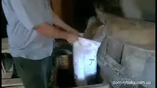 Старая маслобойня, молотая макуха из брикетированной