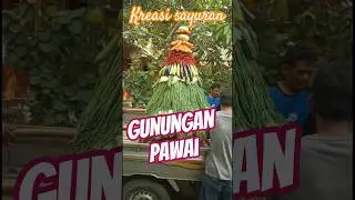 Nguri2 Budaya. Gunungan sayuran