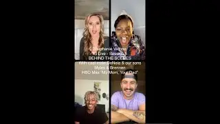 Stephanie Varone with DeNeia, MJ, and Brennen of "My Mom, Your Dad" (HBO Max) - IG Live - Session #5