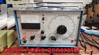 Vintage test equipment. Levell Audio Generator. TG200
