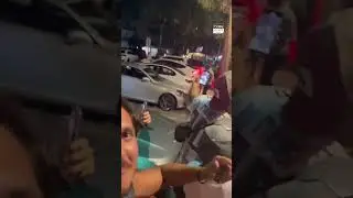 Fans In Miami Approach Messi After A Family Dinner