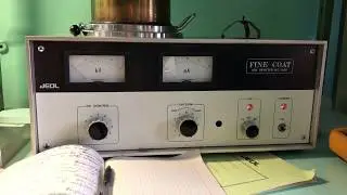 Jeol JFC-1100 Fine Coat etching