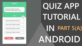 How to make an Quiz app in android studio?(Part-5A)| Hindi Tutorial 2019