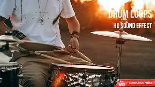 Straight electronic drum loop 118 bpm
