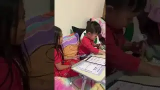 Big sister is massaging to little brother jimmy 