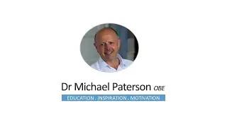Dr Michael Paterson OBE - keynote speaker & motivational speaker who educates, motivates & inspires
