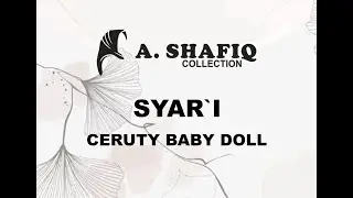 SYAR`I HIJAB | CERUTY BABY DOLL