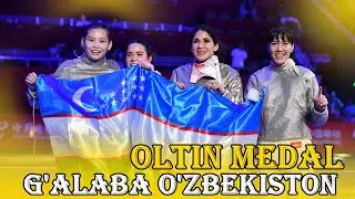7-я ЗОЛОТАЯ МЕДАЛЬ  ИСТОРИЧЕСКАЯ ПОБЕДА НА САБЛЯХ СБОРНОЙ УЗБЕКИСТАНА.