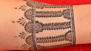 elegant arabic mehndi design for hands | easy arabic mehndi design | Mehndi design | New mehandi