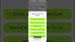 how to cancel your ORDER on inDriver without affecting the ratings?