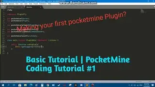 Basic Tutorial (PM3) | PocketMine Coding Tutorial #1