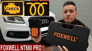 Foxwell NT680 Pro OBD2 Scan Tool Check Engine Glowplug Diagnose/Reset for VAG Audi VW Seat SKoda