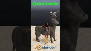 Bull Centaur and Trojan in Blender 3D 