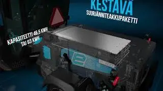 Pikaladattava täyssähköinen Wille e475Δ ympäristönhoitokone