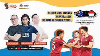 LIVE REACTION 16 BESAR PIALA ASIA 2023 : AUSTRALIA VS INDONESIA