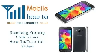 How To Insert A MicroSD Memory Card  - Samsung Galaxy Core Prime