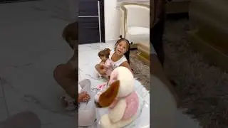 Por compartir los juguetes con su prima le pasó esto