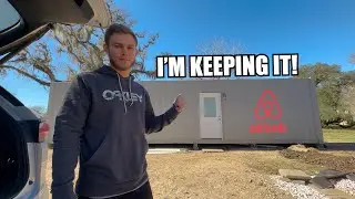 Setting Up My SHIPPING CONTAINER AIRBNB!