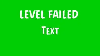 Henry Angry Birds Level Failed Green Screen