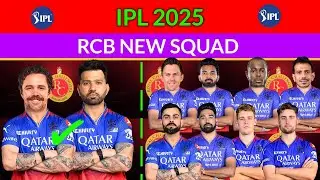 Ipl 2025| Royal challengers Bangalore New Squad Ipl 2025| RCB New Squad ipl 2025| RCB All New player