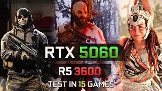 RTX 5060 + Ryzen 5 3600 | Test in 15 Games 1080p Bottleneck ?