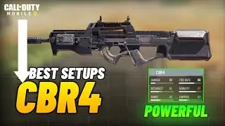 Call Of Duty Mobile Season 1 Zero Recoil CBR4 Secret Gunsmith | CODM Best SMG for Multiplayer Game