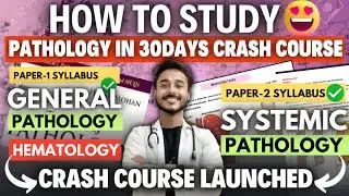 Pathology in 30 day crash course | How to study pathology in medical school 2nd Year