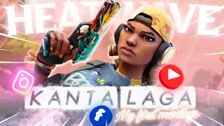 ᴋᴀᴀɴᴛᴀ ʟᴀɢᴀ ʀᴇᴍɪx😜 | Beat sync Valorant Montage | HeatWave Gaming