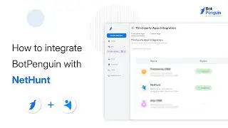 How to integrate BotPenguin Chatbot with NetHunt CRM? | BotPenguin Integrations