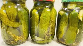 МАРИНОВАННЫЕ ОГУРЦЫ на зиму, которые хрустят на весь дом//Этот рецепт просит каждый!