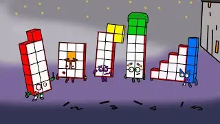 Numberblocks lost their identity - Numberblocks fanmade coloring story