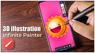 Infinte Painter Illustration: 3D Illustration in Infinite Painter