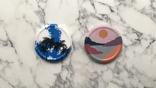 Jar Lid Painting with Acrylic Paint | How to Paint the Jar Lid? #recycle