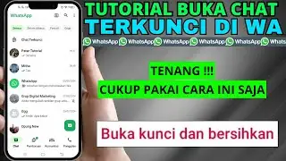 Tutorial Membuka Chat Terkunci di WhatsApp Original Bukan MOD