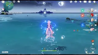 walking on water with kokomi